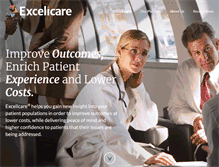 Tablet Screenshot of excelicare.com